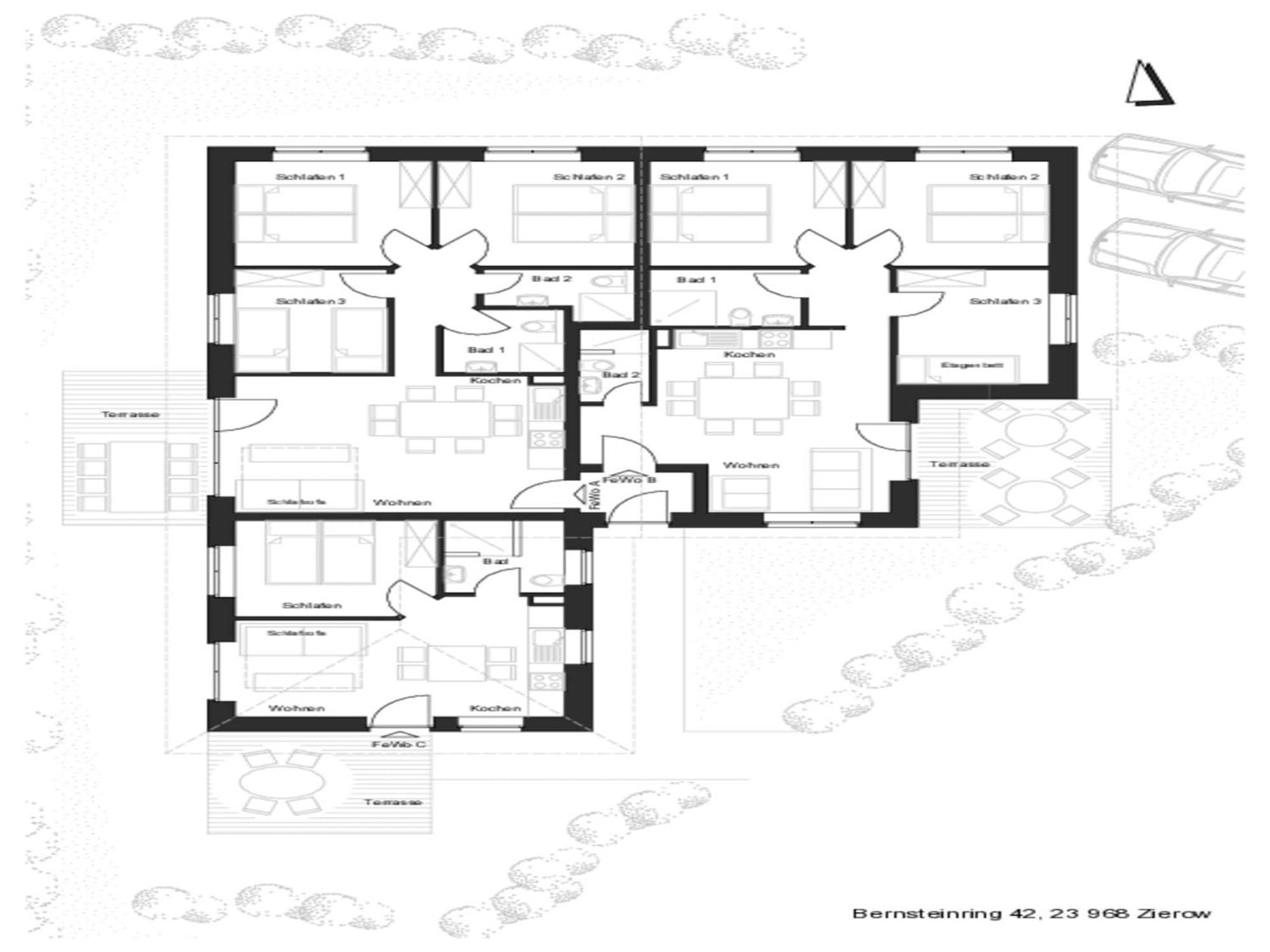 Peaceful Apartment In Zierow With Terrace المظهر الخارجي الصورة
